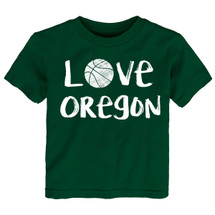 Oregon Loves Basketball Baby/Toddler T-Shirt