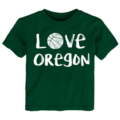 Oregon Loves Basketball Baby/Toddler T-Shirt