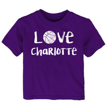 Charlotte Loves Basketball Baby/Toddler T-Shirt