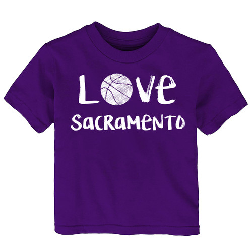 Sacramento Loves Basketball Youth T-Shirt