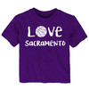 Sacramento Loves Basketball Baby/Toddler T-Shirt