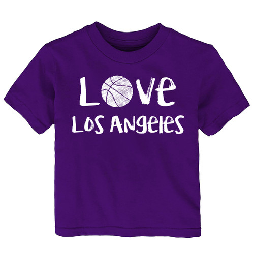 Los Angeles Loves Basketball Baby/Toddler T-Shirt