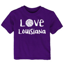 Louisiana Loves Basketball Baby/Toddler T-Shirt