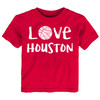 Houston Loves Basketball Baby/Toddler T-Shirt