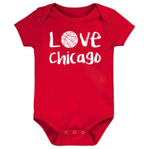 Chicago Loves Basketball Baby Bodysuit