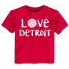 Detroit Loves Basketball Baby/Toddler T-Shirt