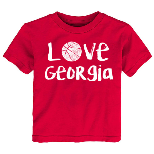 Georgia Loves Basketball Baby/Toddler T-Shirt