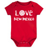 New Mexico Loves Basketball Baby Bodysuit