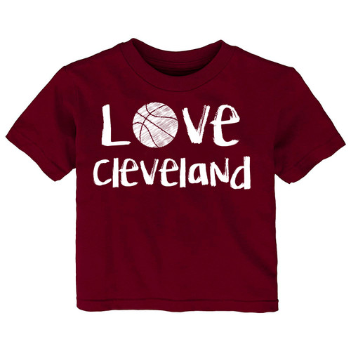 Cleveland Loves Basketball Baby/Toddler T-Shirt