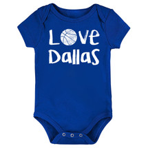 Dallas Loves Basketball Baby Bodysuit
