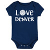 Denver Loves Basketball Baby Bodysuit