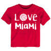 Miami Loves Basketball Youth T-Shirt