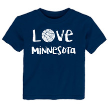 Minnesota Loves Basketball Baby/Toddler T-Shirt