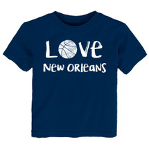 New Orleans Loves Basketball Baby/Toddler T-Shirt