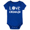 Orlando Loves Basketball Baby Bodysuit