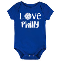 Philadelphia Loves Basketball Baby Bodysuit