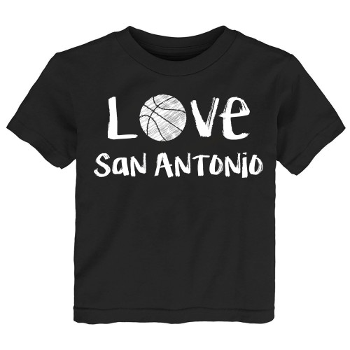San Antonio Loves Basketball Youth T-Shirt
