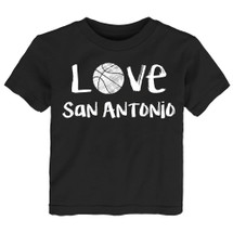 San Antonio Loves Basketball Baby/Toddler T-Shirt