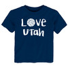 Utah Loves Basketball Youth T-Shirt