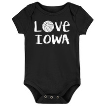 Iowa Loves Basketball Baby Bodysuit