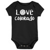 Colorado Loves Basketball Baby Bodysuit