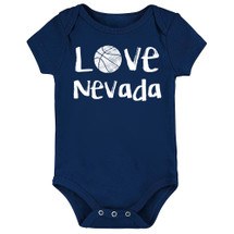 Nevada Loves Basketball Baby Bodysuit