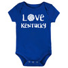 Kentucky Loves Basketball Baby Bodysuit