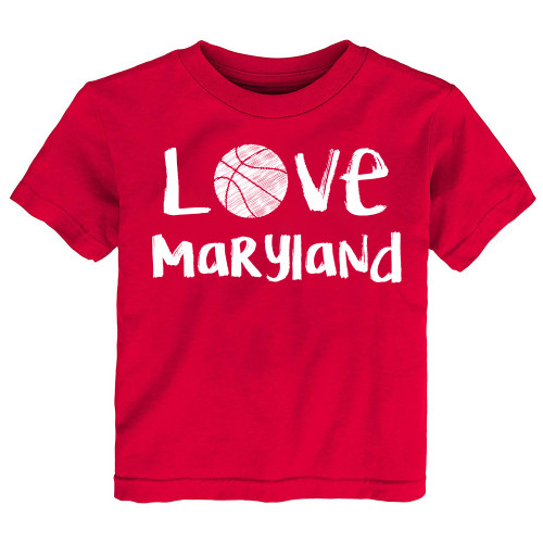 Maryland Loves Basketball Youth T-Shirt