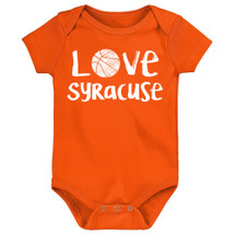 Syracuse Loves Basketball Baby Bodysuit
