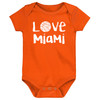 Miami U Loves Basketball Baby Bodysuit