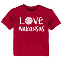 Arkansas Loves Basketball Baby/Toddler T-Shirt