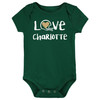 Charlotte Loves Football Baby Bodysuit