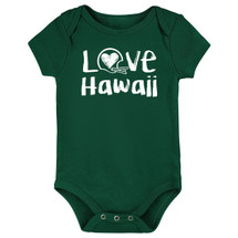 Hawaii Loves Football Baby Bodysuit