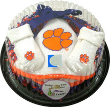 Clemson Tigers Piece of Cake Baby Gift Set