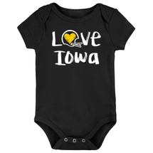 Iowa Loves Football Baby Bodysuit