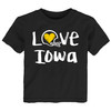 Iowa Loves Football Baby/Toddler T-Shirt