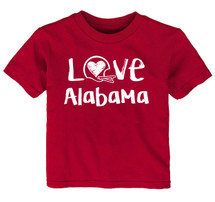 Alabama Loves Football Youth T-Shirt