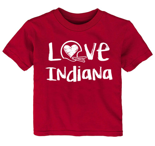 Indiana Loves Football Youth T-Shirt