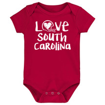 South Carolina Loves Football Baby Bodysuit