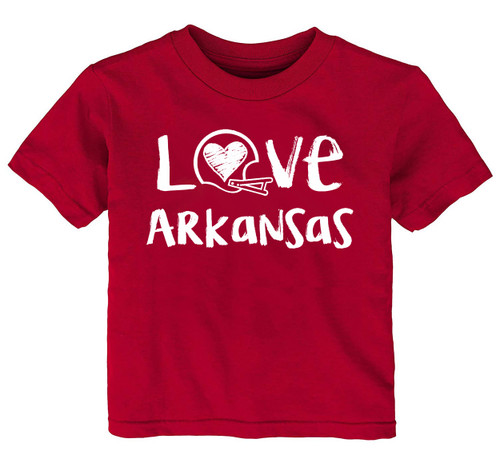 Arkansas Loves Football Youth T-Shirt