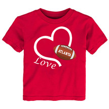 Atlanta Loves Football Heart Baby/Toddler T-Shirt