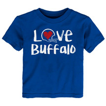 Buffalo Loves Football Chalk Art Youth T-Shirt -ROY