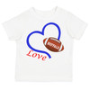 Buffalo Loves Football Heart Youth T-Shirt