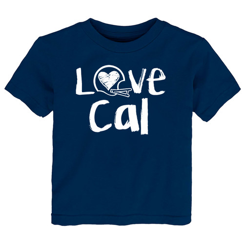 California Loves Football Chalk Art Baby/Toddler T-Shirt -NV
