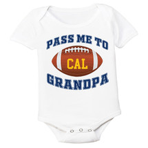 California Football Pass Me to GrandPa Baby Bodysuit