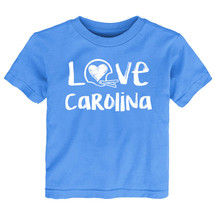Carolina Loves Football Chalk Art Baby/Toddler T-Shirt -LB
