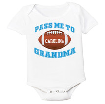 Carolina Football Pass Me to GrandMa Baby Bodysuit