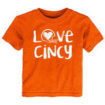 Cincinnati Loves Football Chalk Art Baby/Toddler T-Shirt -ORA