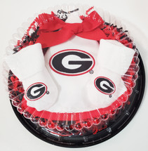 Georgia Bulldogs Piece of Cake Baby Gift Set