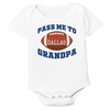 Dallas Football Pass Me to GrandPa Baby Bodysuit